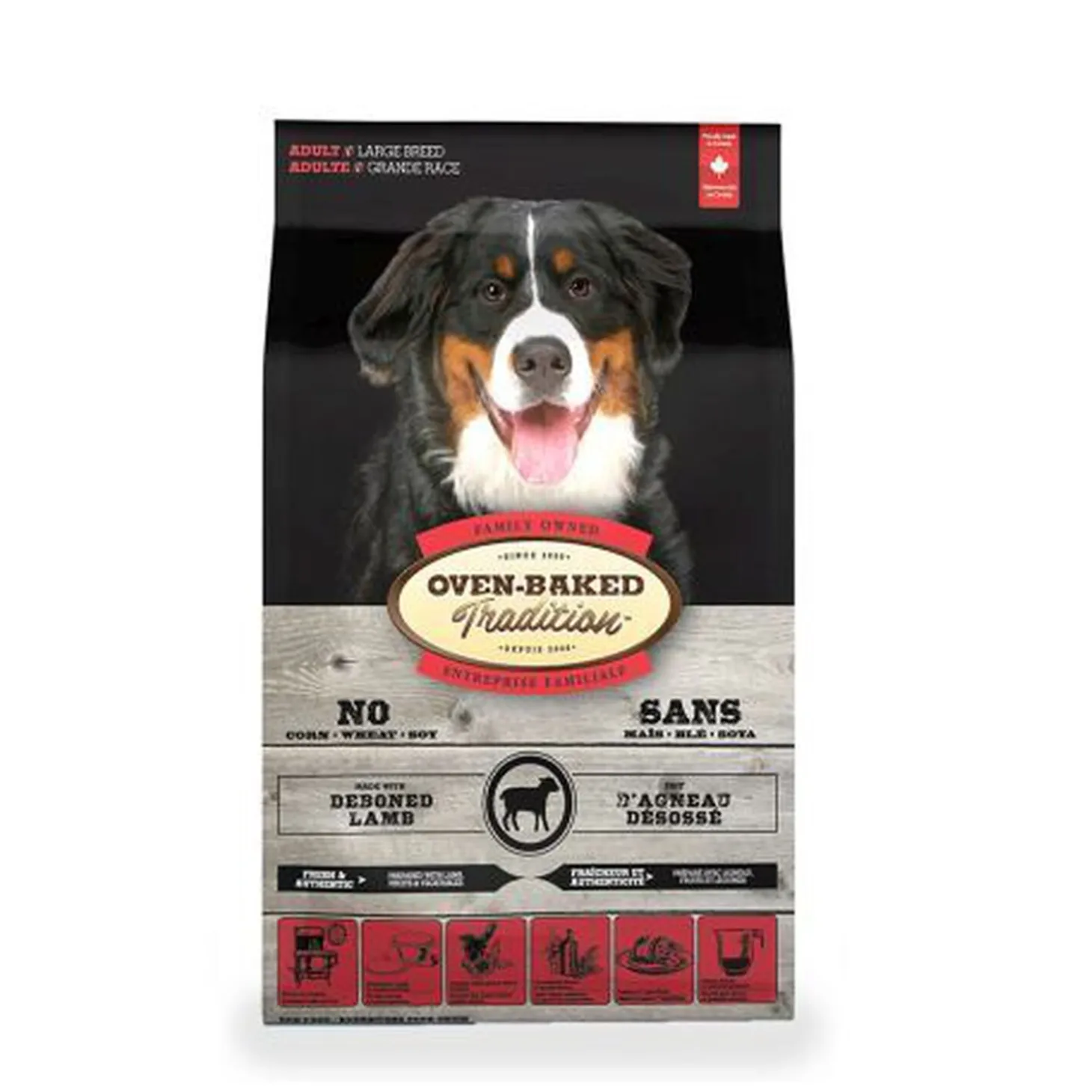 Deboned lamb and rice large breed dry dog food