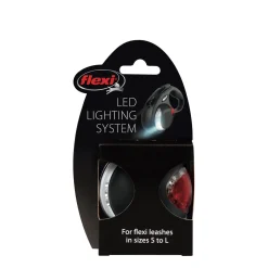 DEL light for retractable leash