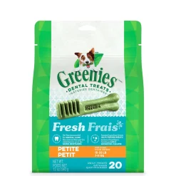 Dental care formula treat with mint