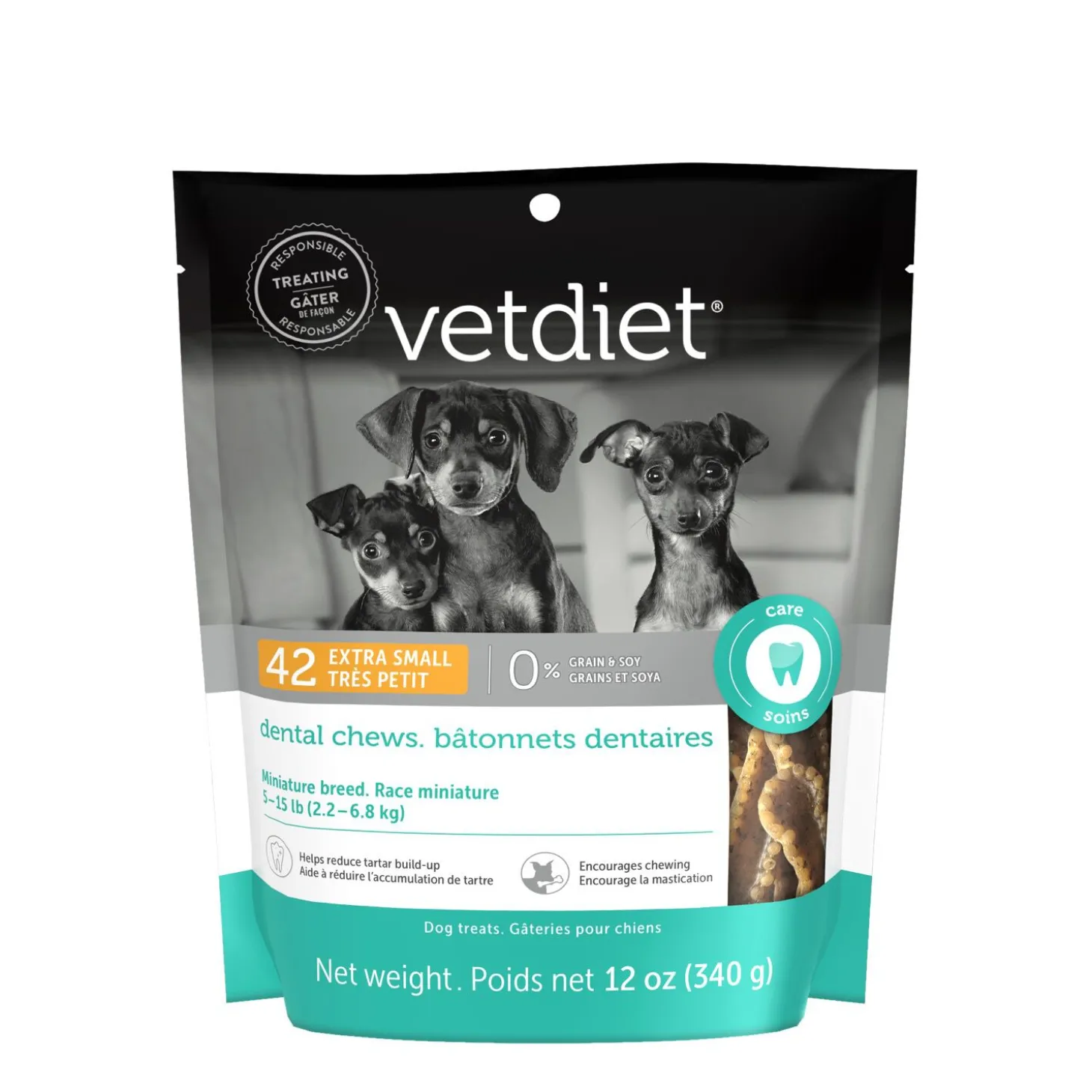 Dental chews for dogs, extra small