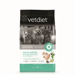 Dental health dry food for adult dog