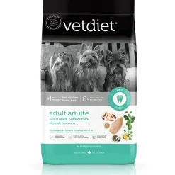 Dental health dry food for adult dog