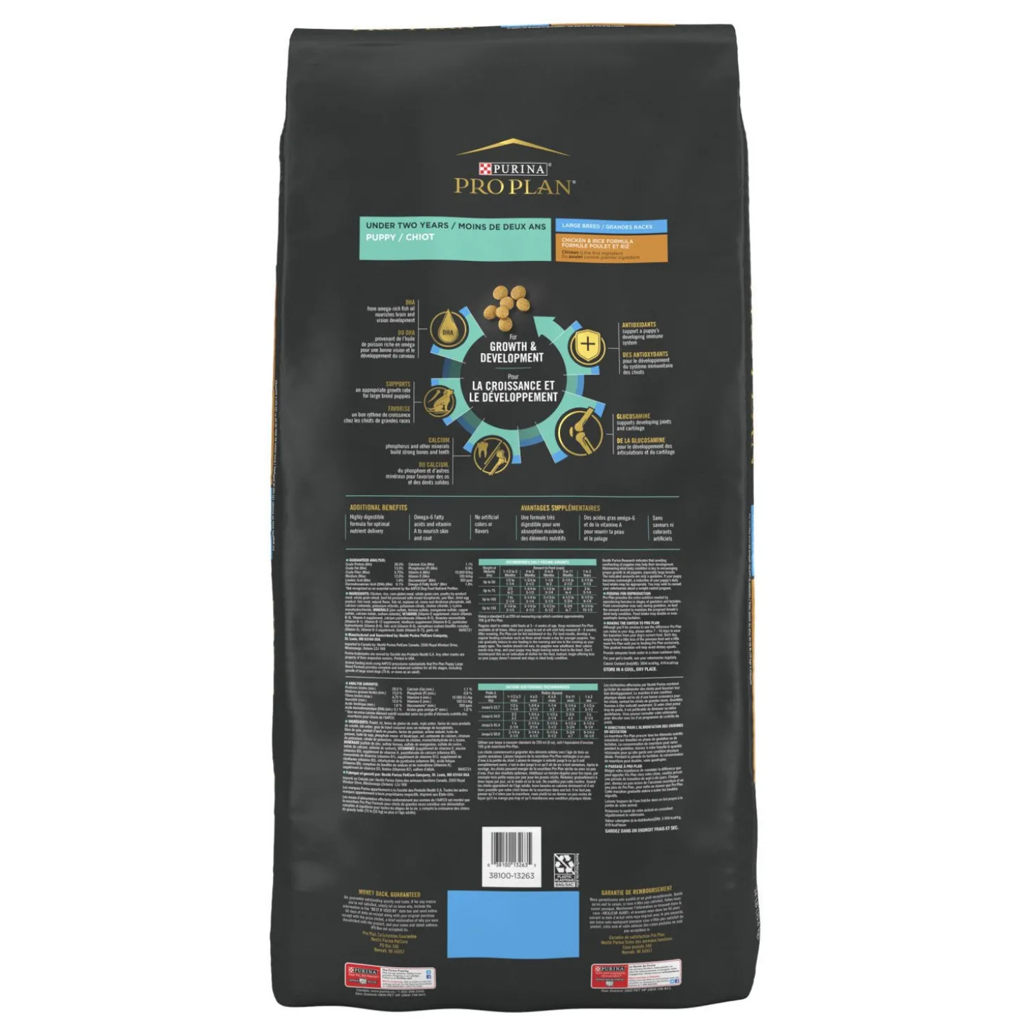 Development Large Breed Chicken & Rice Dry Puppy Food Formula, 15.4 kg