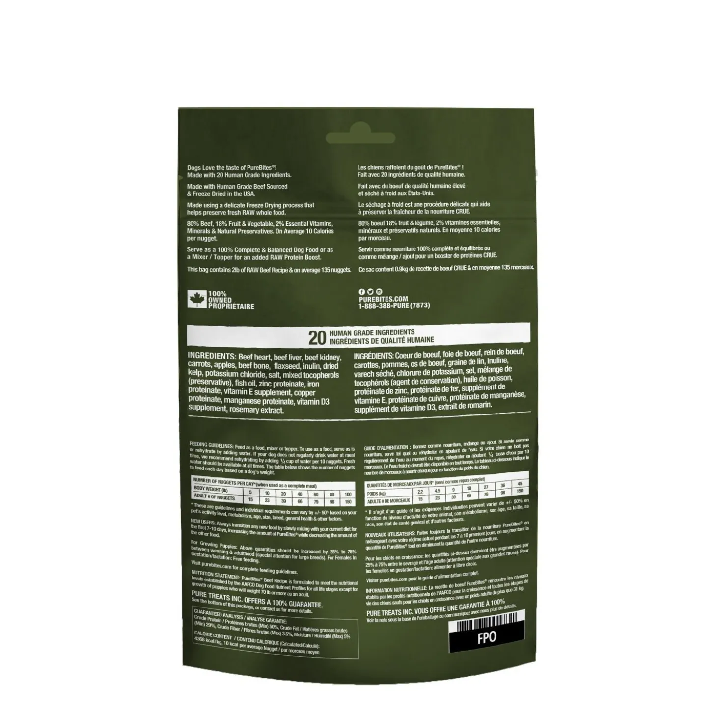 Dog Food Beef Recipe, 85 g