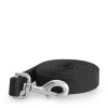 Double ply black nylon leash
