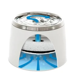 Drinking fountain with filter and stainless steel top, 2L