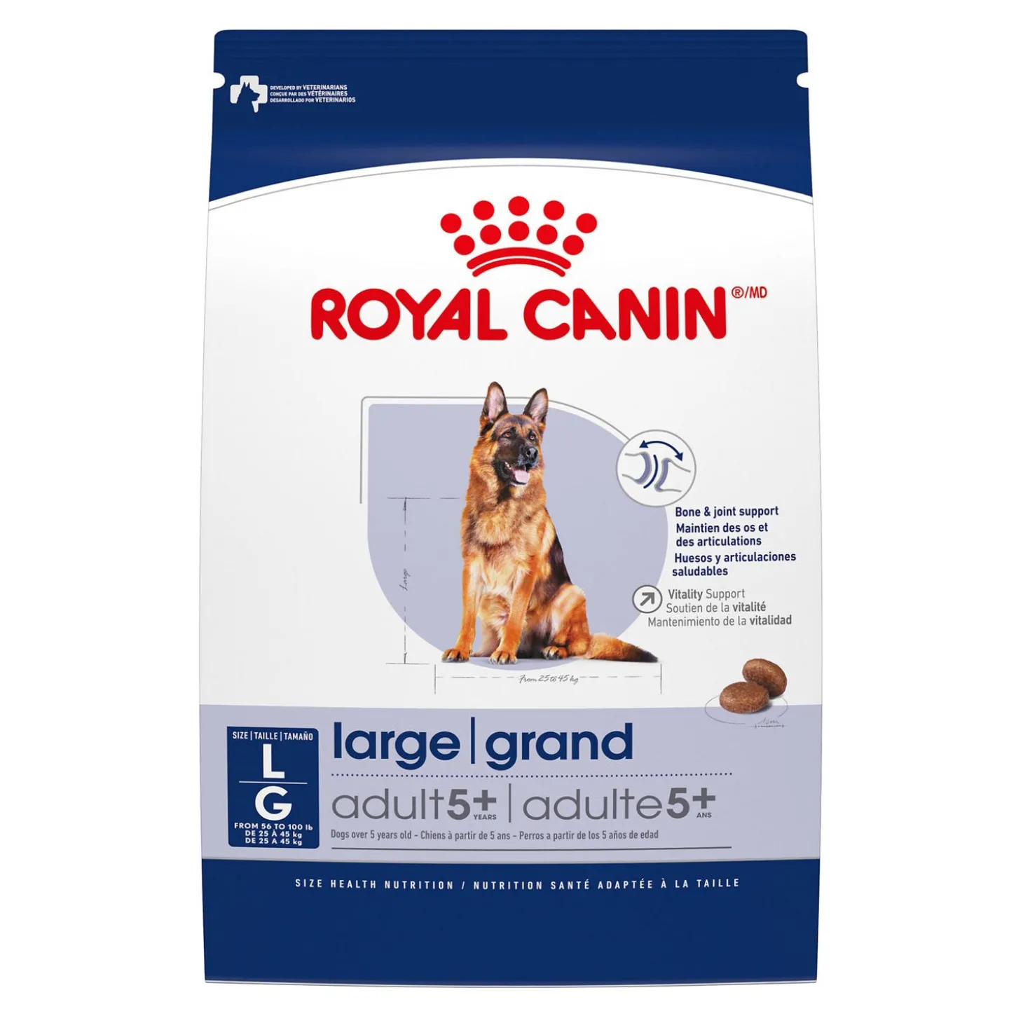 Dry Food Size Health Nutrition™ Formula for Large Adult 5+ Dogs