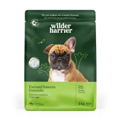 Dry puppy food, farmed insects recipe