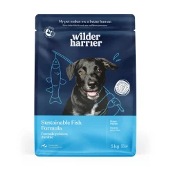 Dry puppy food, sustainable fish recipe
