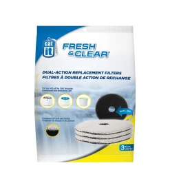 Dual action replacement filters for Fresh & Clear drinking fountain