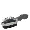 Dual brush for dogs and cats