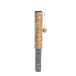 Dual surface scratch pole, seagrass & felt
