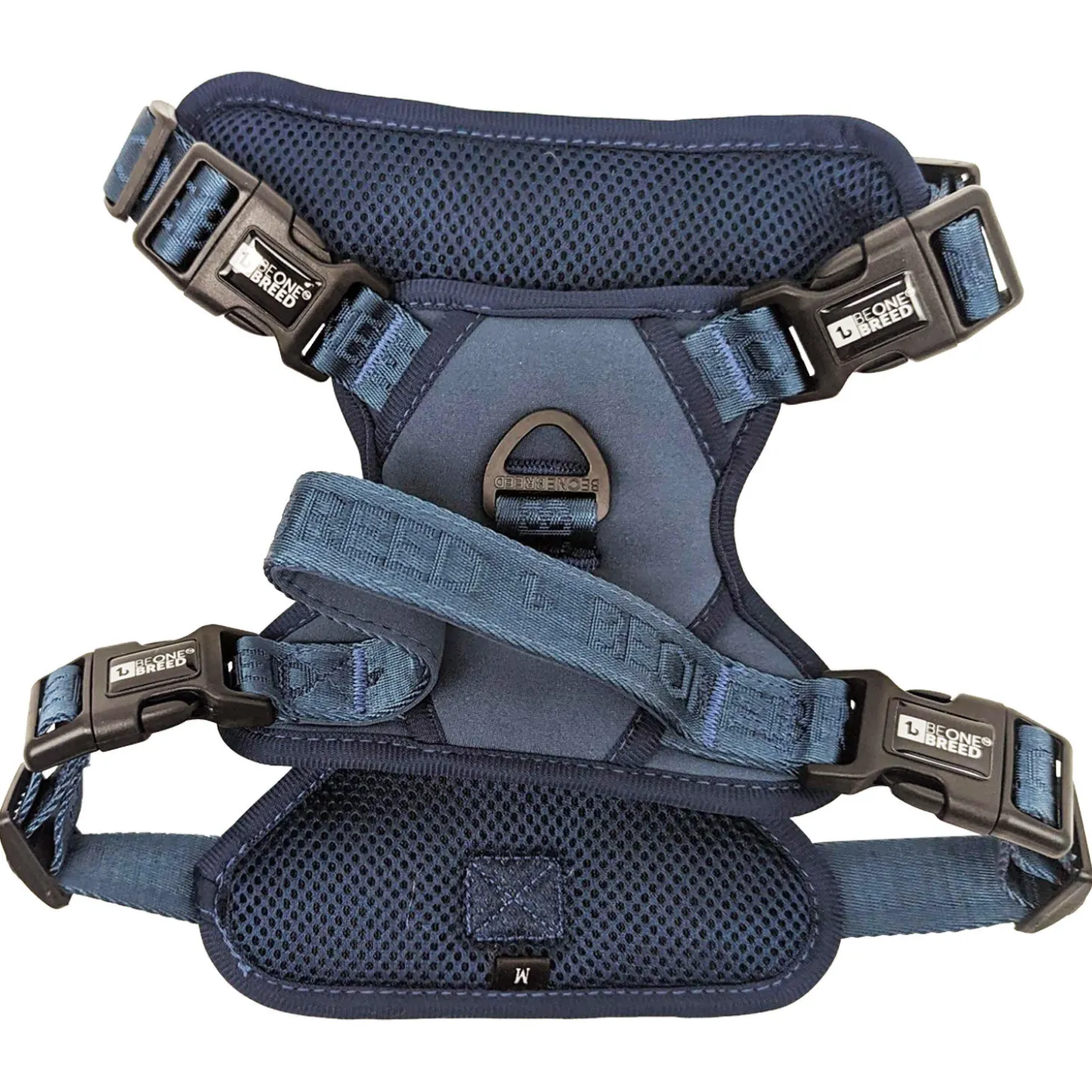 Embroidered Dog Harness, Teal