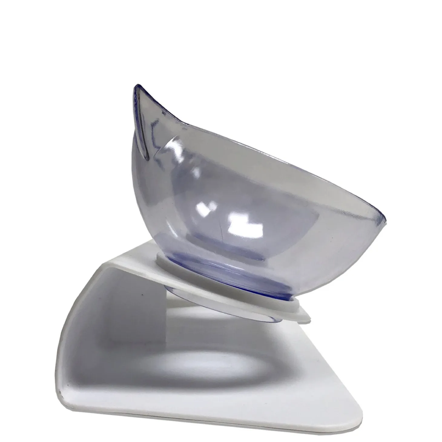 Ergonomic cat double bowl feeder