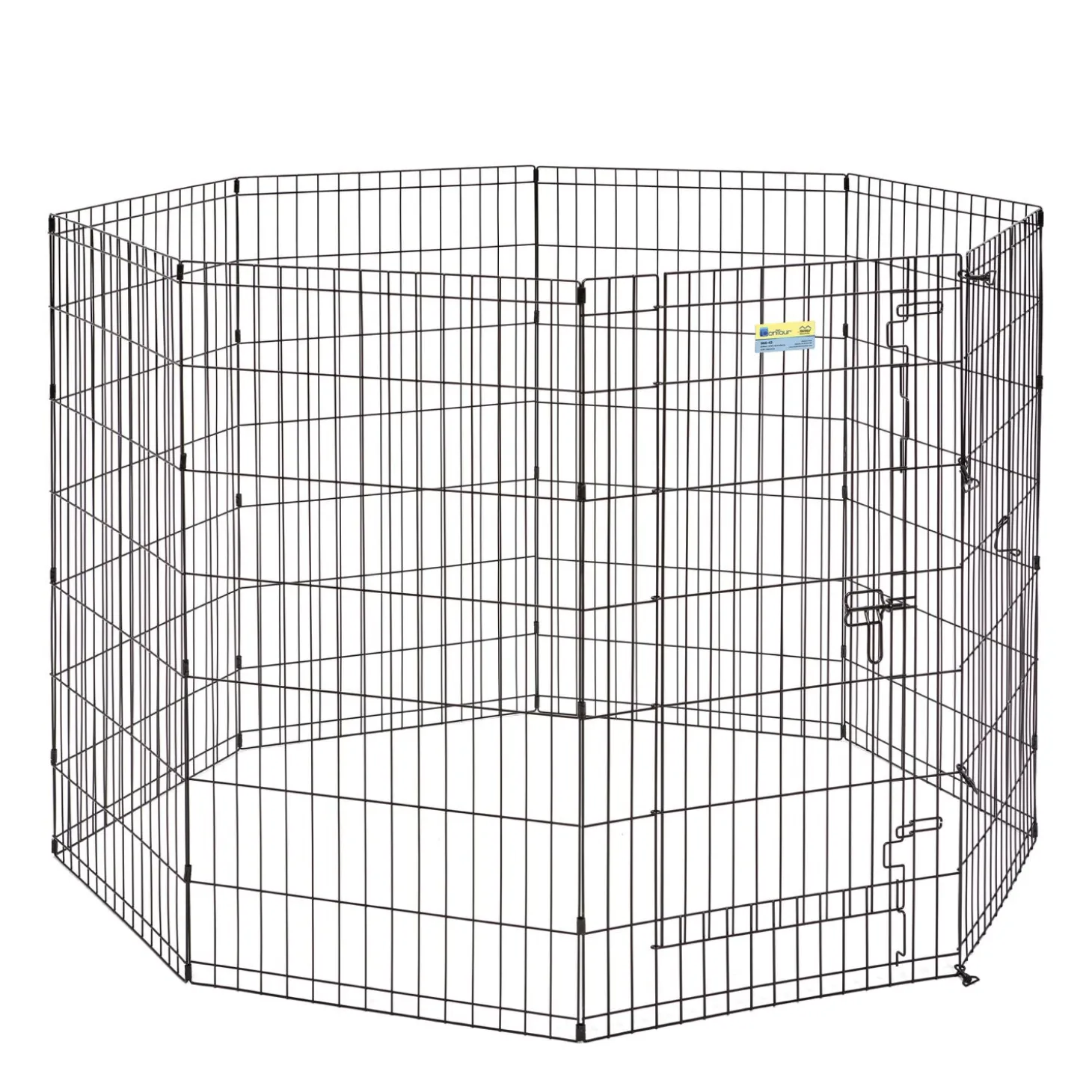 Exercise pen with door for dogs