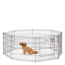 Exercise pen with door for dogs