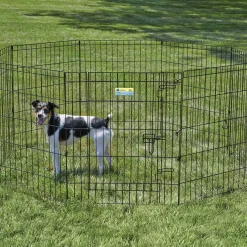 Exercise pen with door for dogs