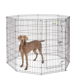 Exercise pen with door for dogs