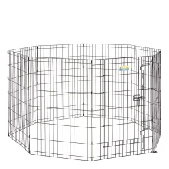 Exercise pen with door for dogs