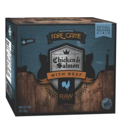 Fare Game Raw Food with Chicken and Salmon with Beef