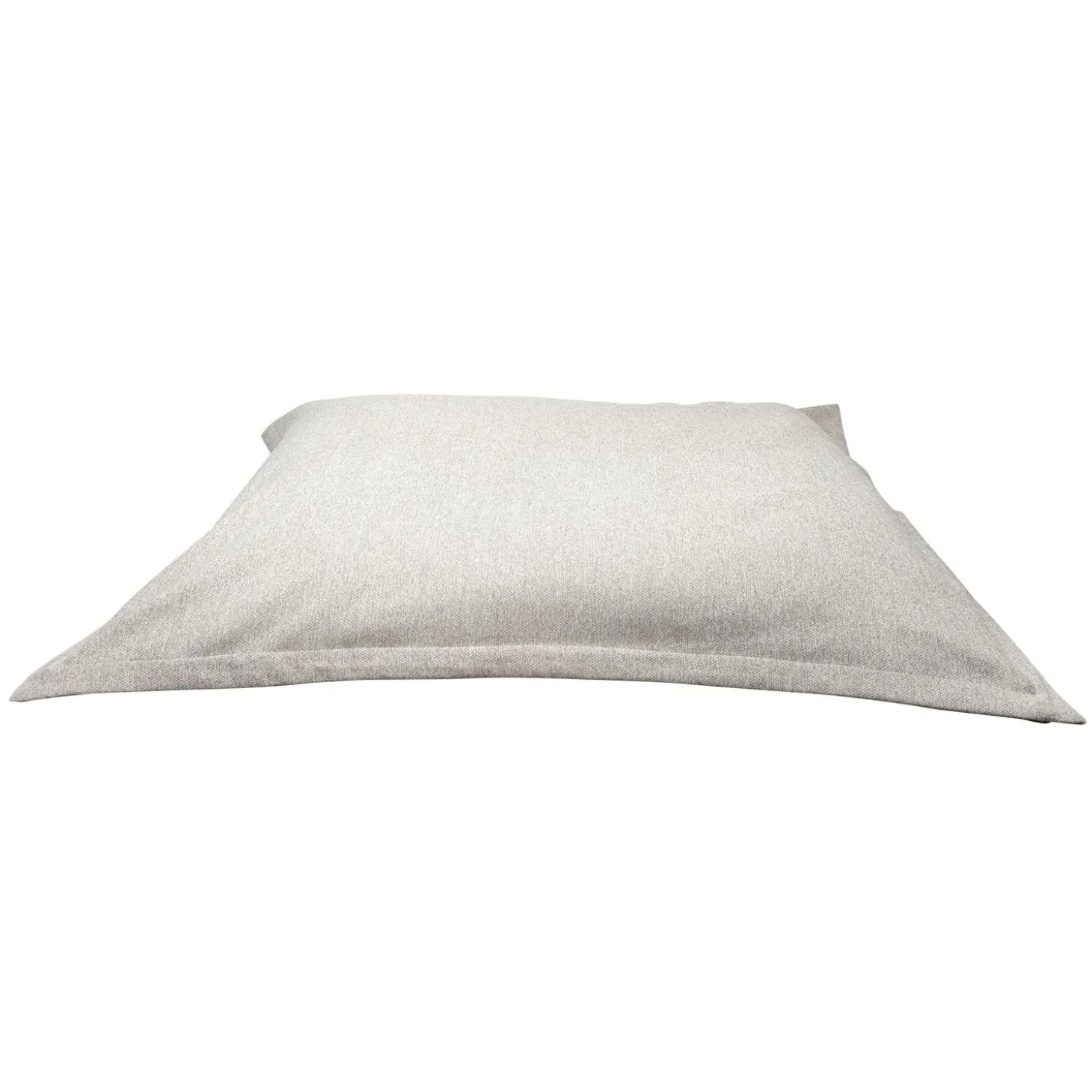Faux Leather Cloud Pillow, Beige