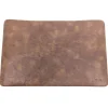Faux Leather Placemat, Pecan