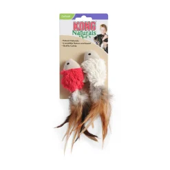 Feathered fish toy