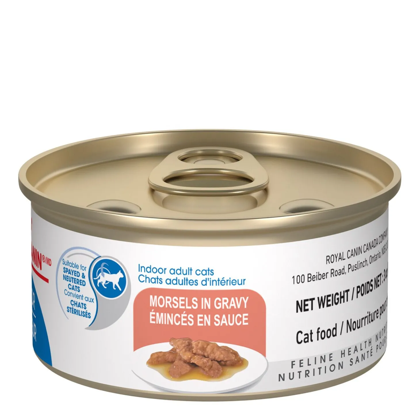 Feline Health Nutrition™ Indoor Adult Morsels in Gravy Canned Cat Food