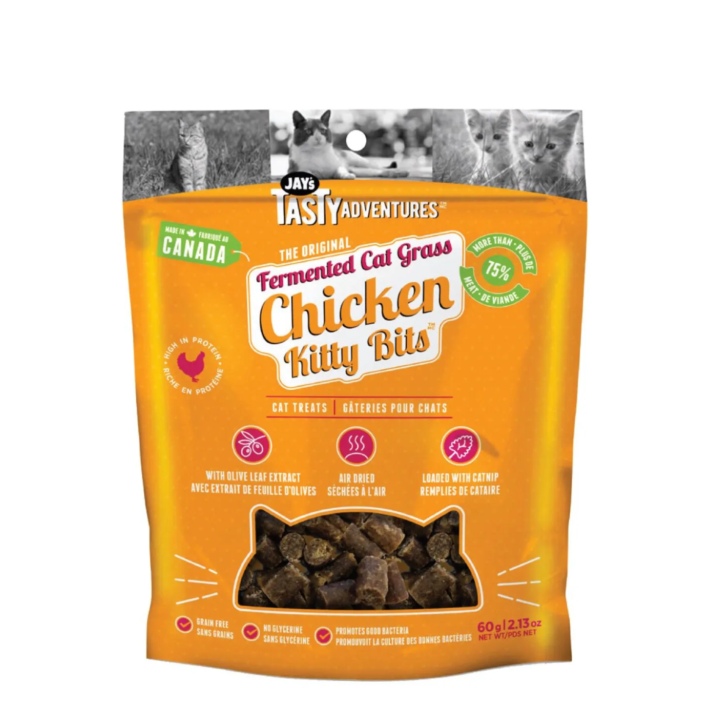 Fermented Cat Grass Chicken Cat Treats