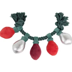 Festive Garland Rope Toy for Dogs