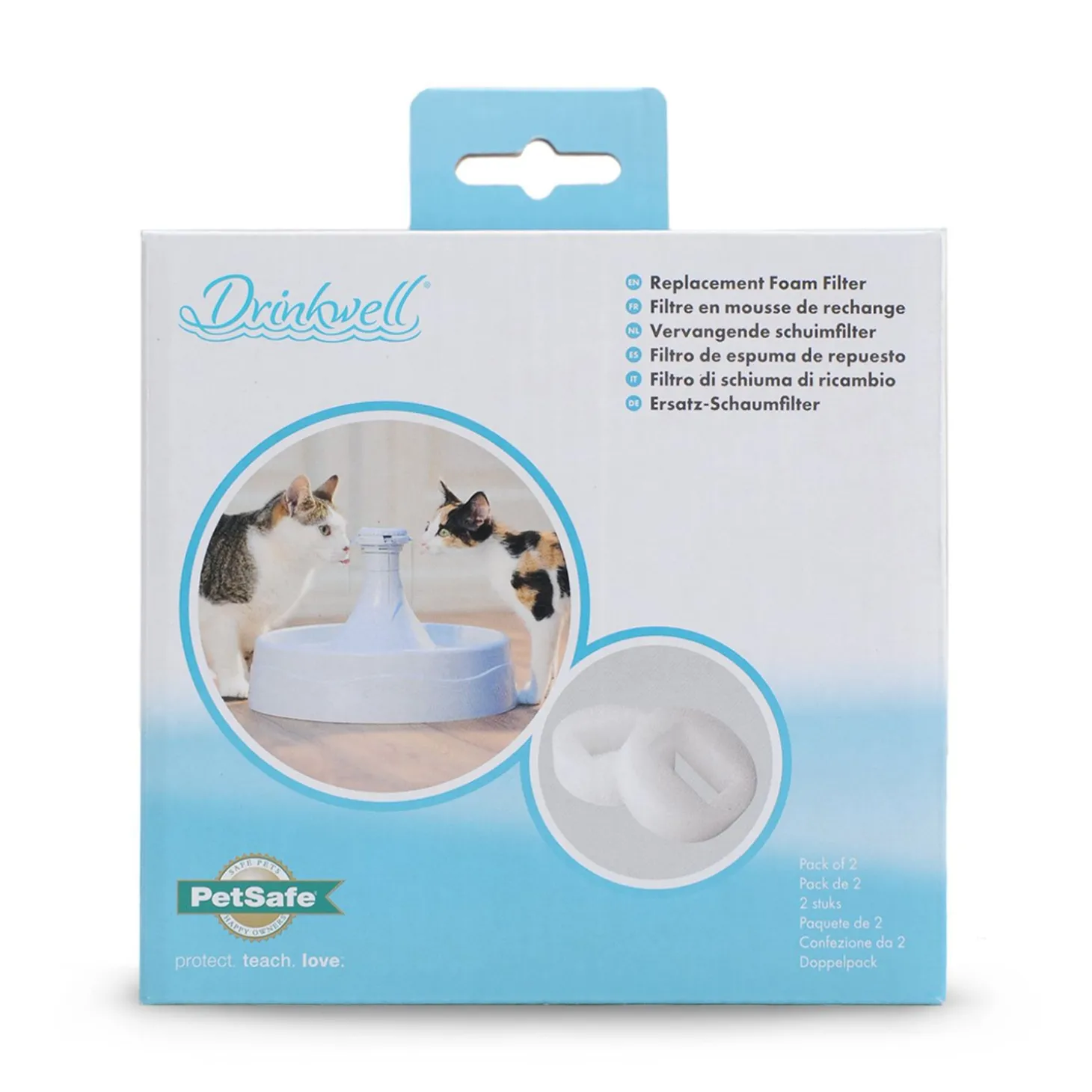 Filter foam for Drinkwell 360 plastic fountain