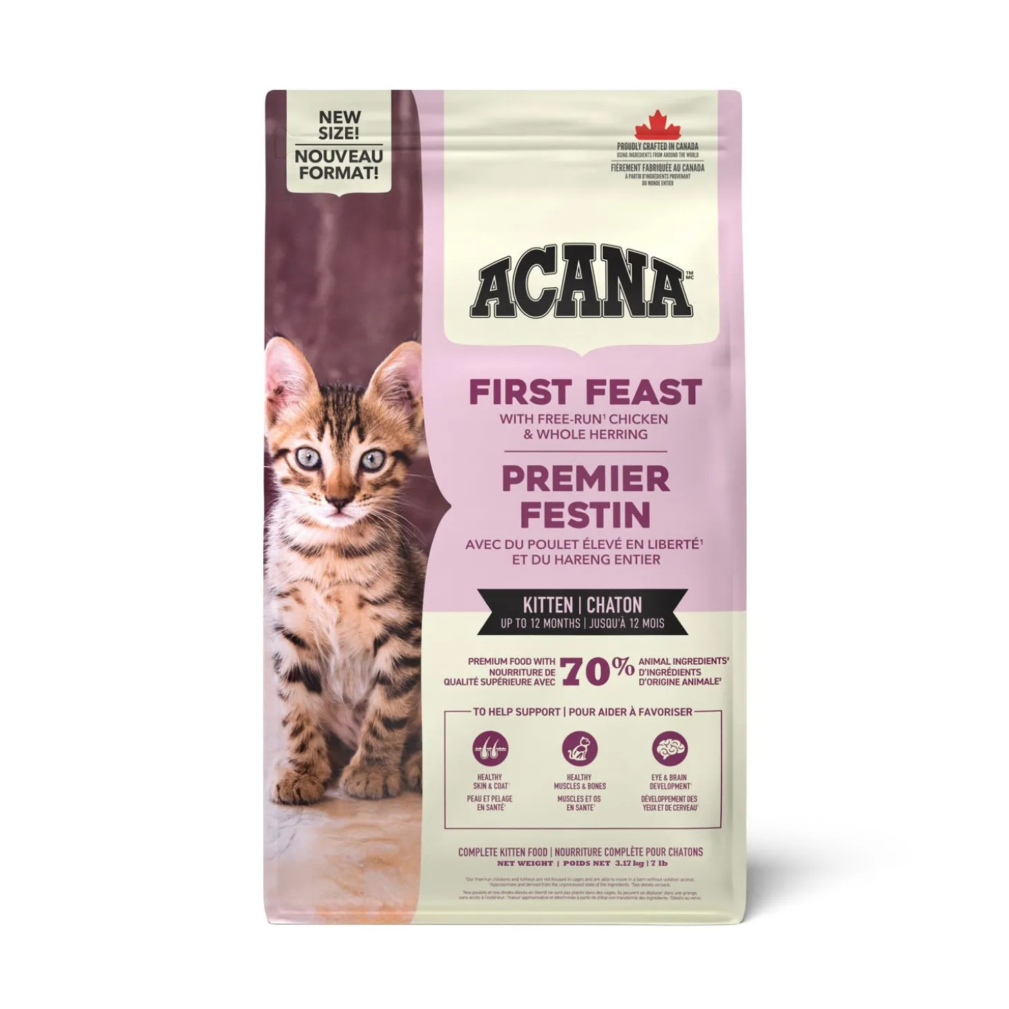First Feast Dry Kitten Food, 3.17 kg