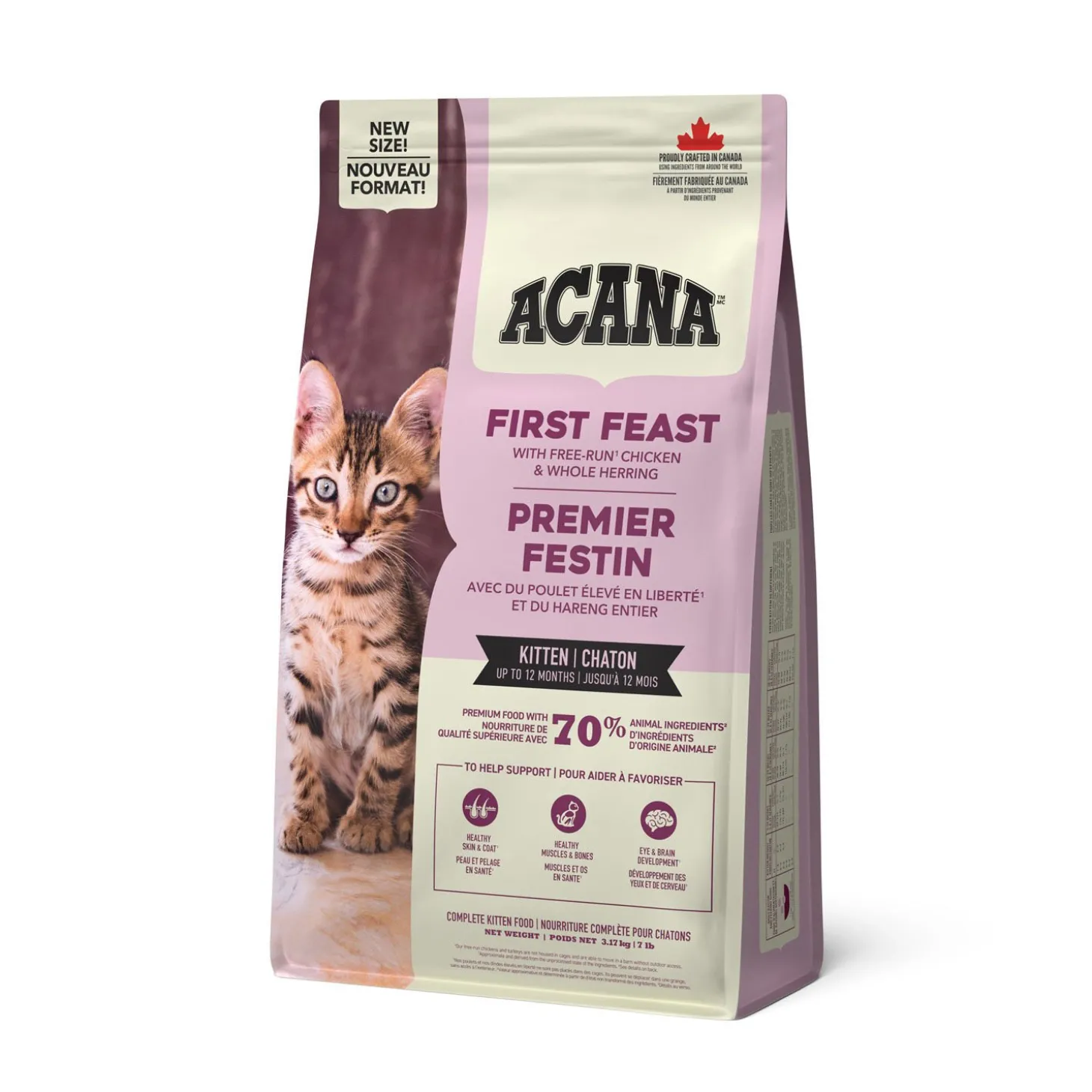 First Feast Dry Kitten Food, 3.17 kg