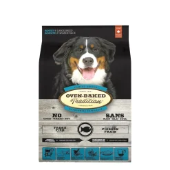 Fish dry food for large breed dog