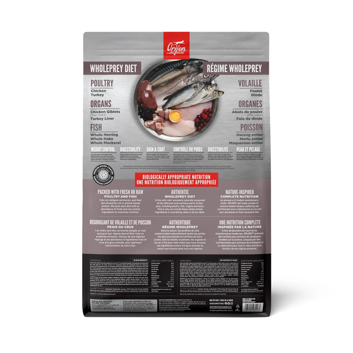 Fit & Trim Dry Food for Cats, 1.8 kg