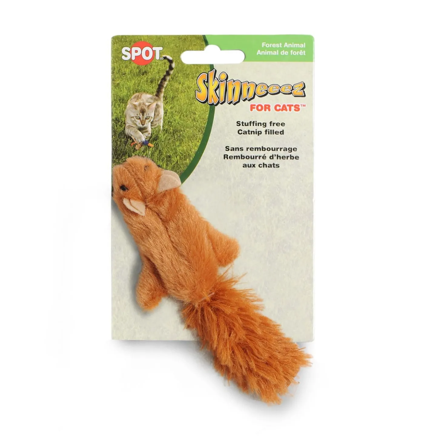Forest creatures plush stuffed with catnip