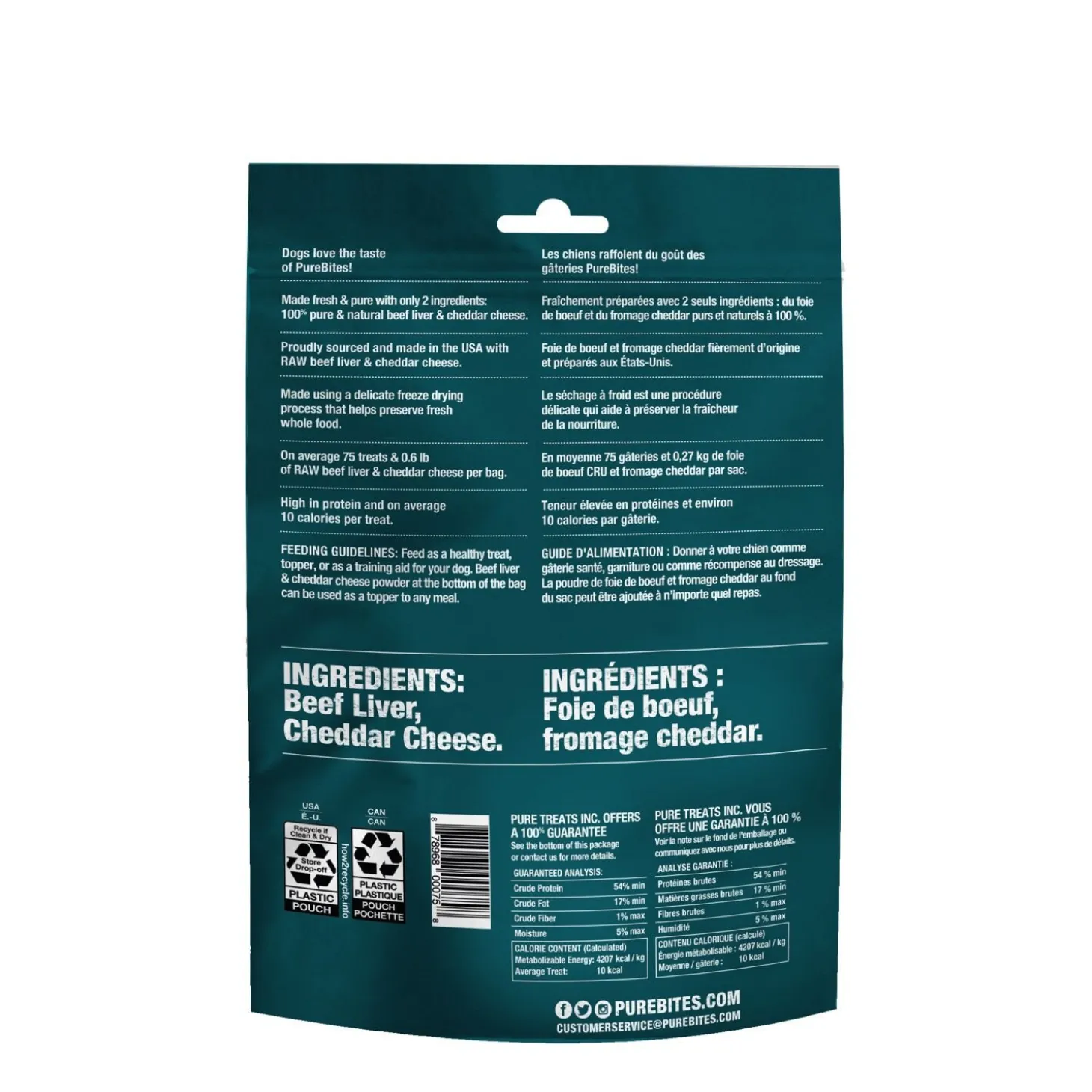 Freeze Dried Beef and Cheese Dog Treats, 120 g