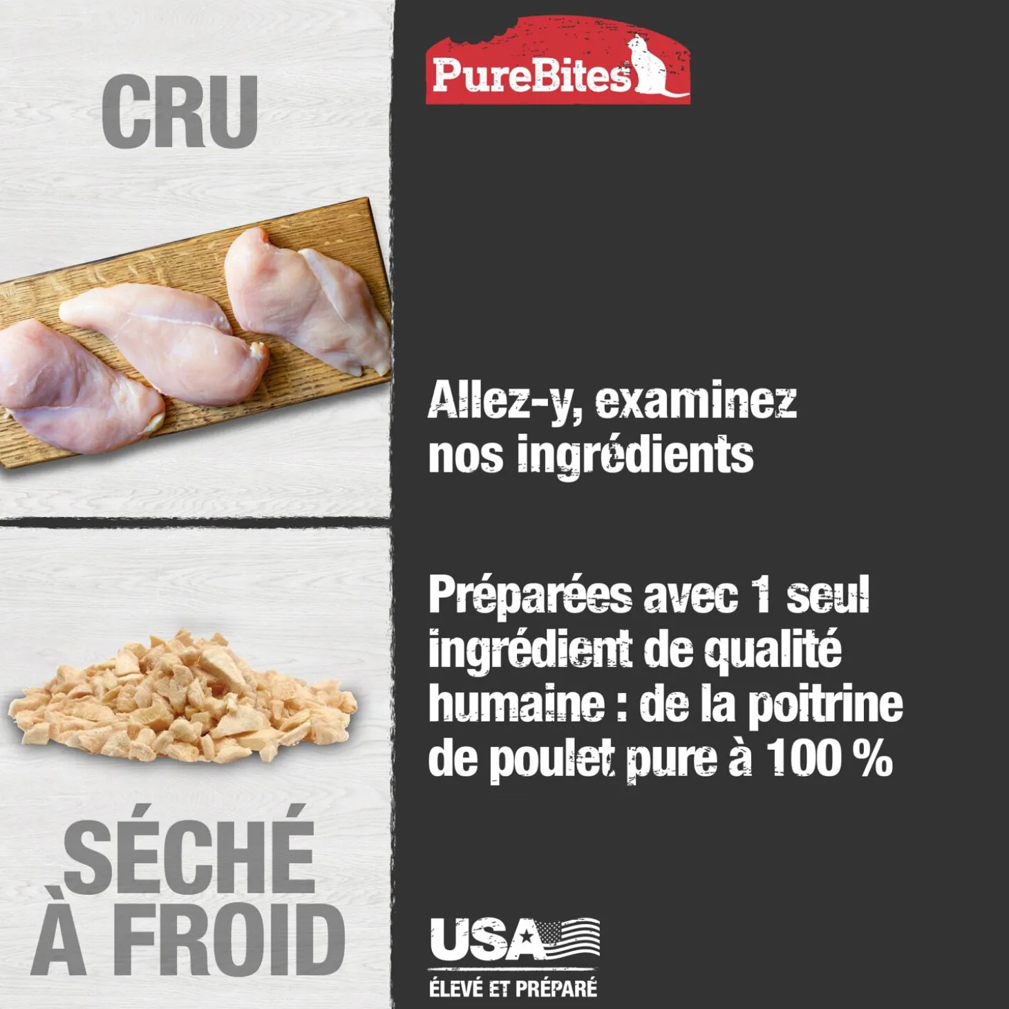 Freeze Dried Chicken Cat Treats, 66 g