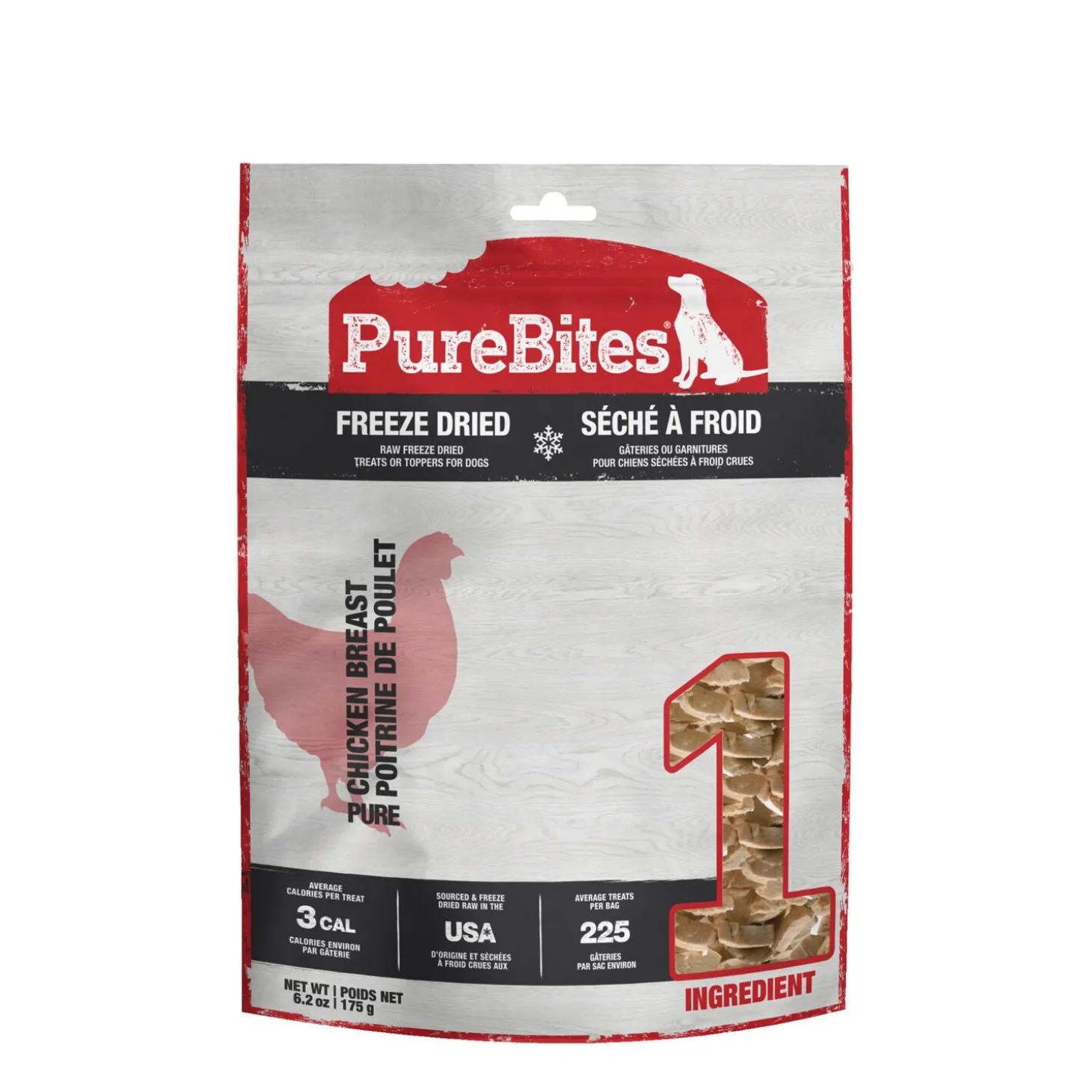 Freeze Dried Chicken Dog Treats, 175 g