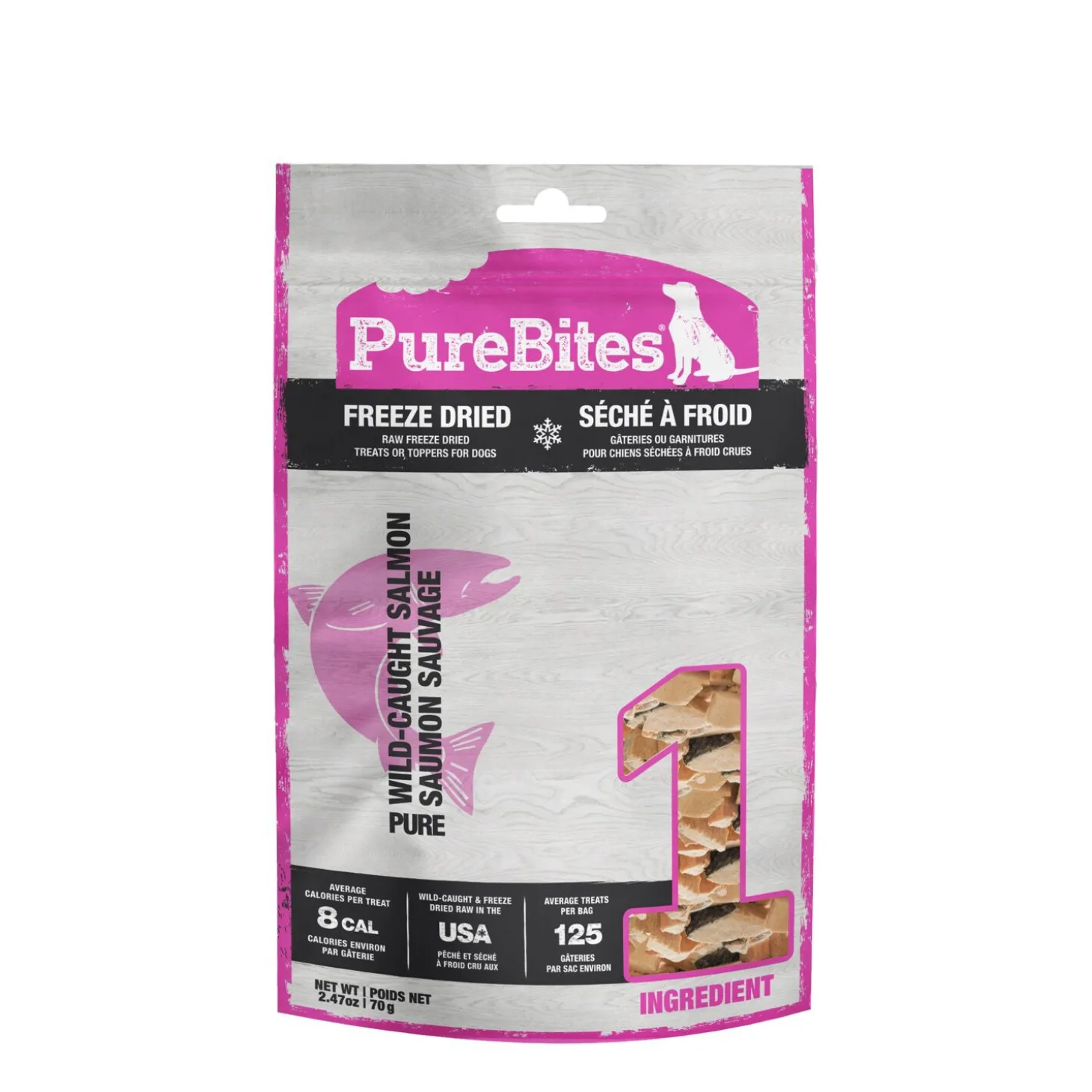 Freeze Dried Salmon Dog Treats, 70 g