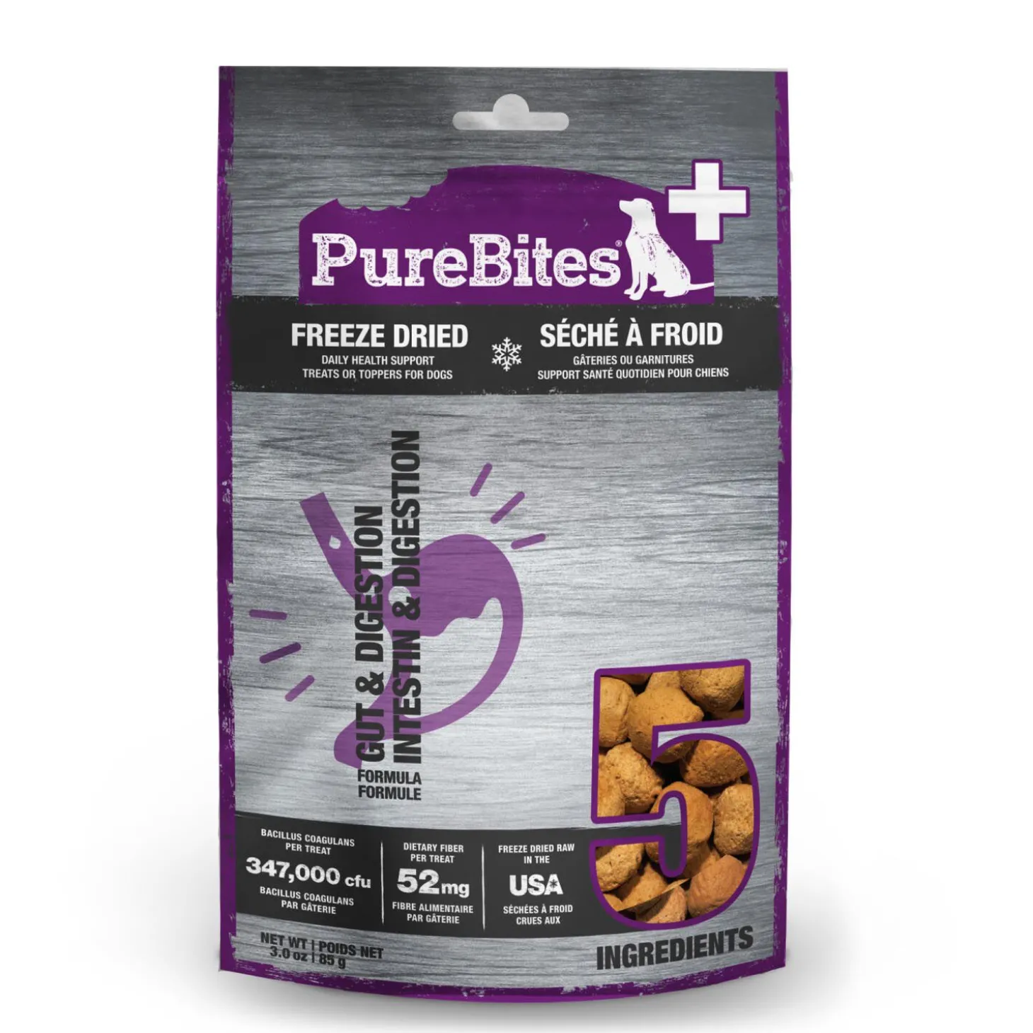 Freeze-Dried Gut and Digestion Treats for Dogs, 85 g