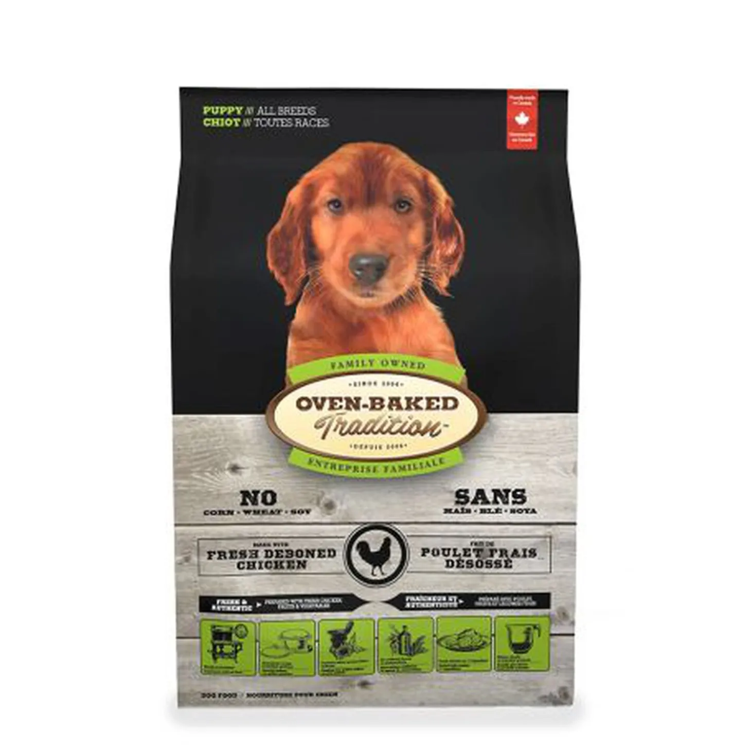 Fresh deboned chicken dry puppy food