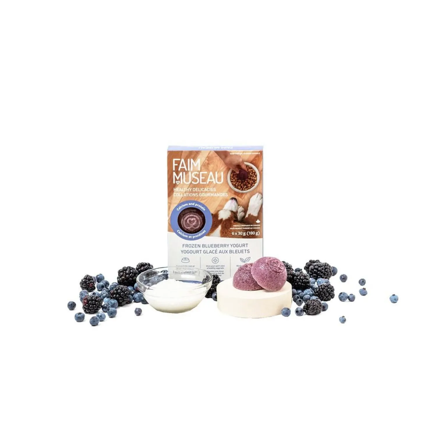 Frozen Blueberry Yogurt, 180 g