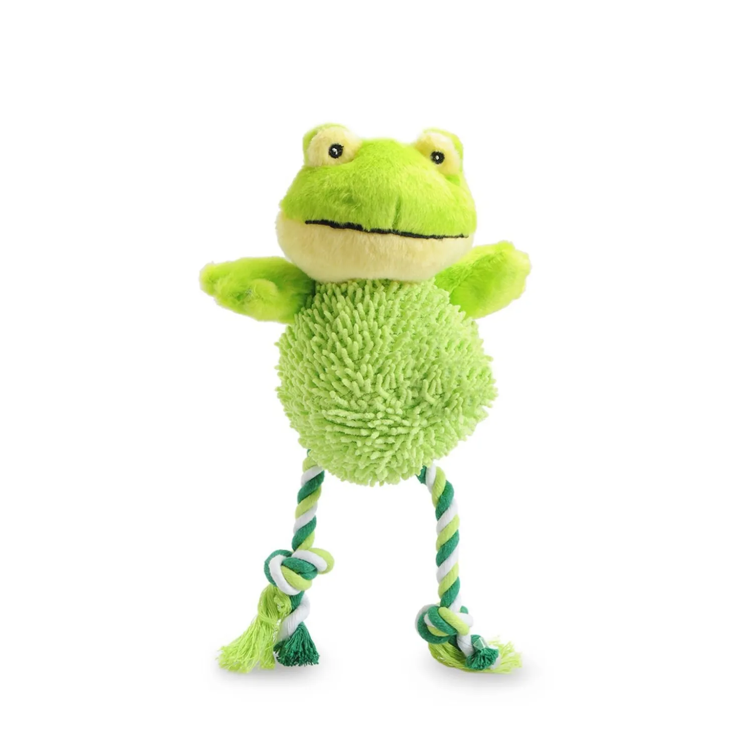 Giggling plush with rope