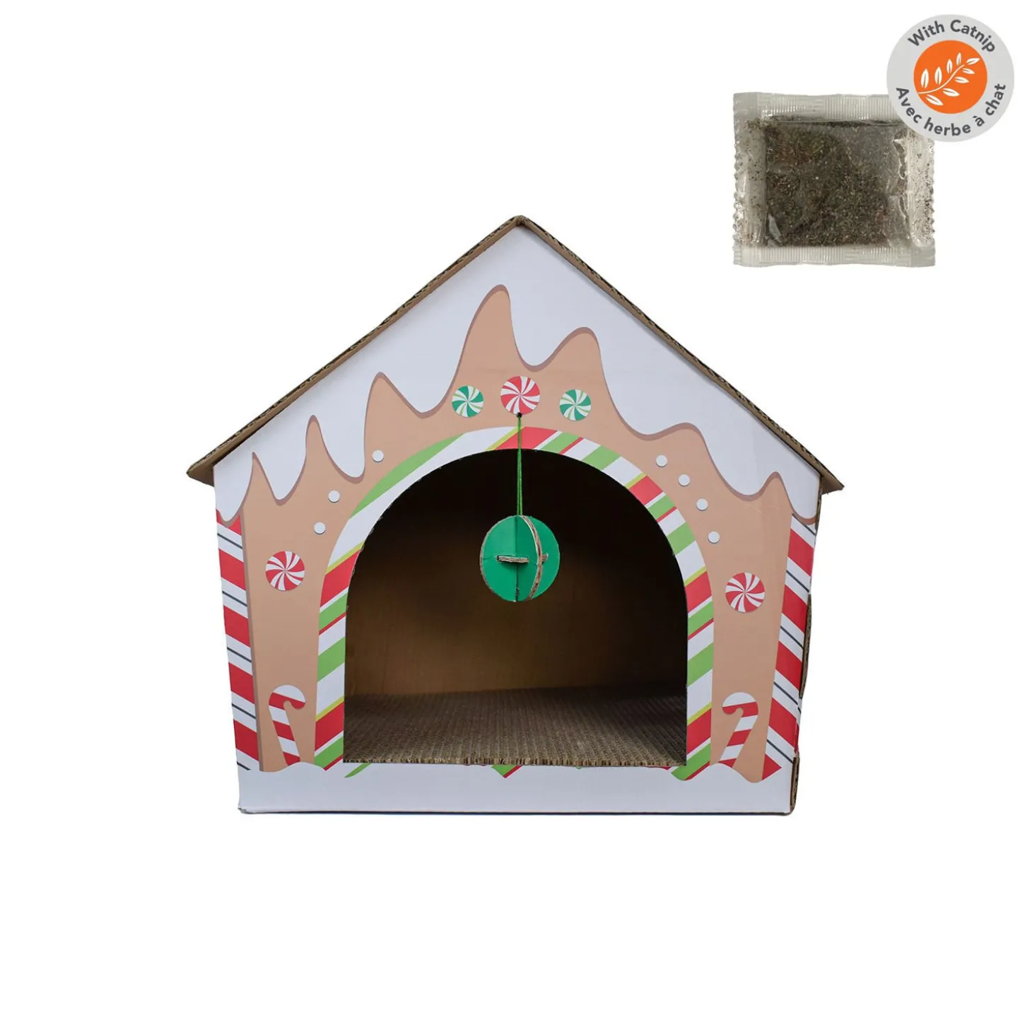 Gingerbread House Cat Scratcher
