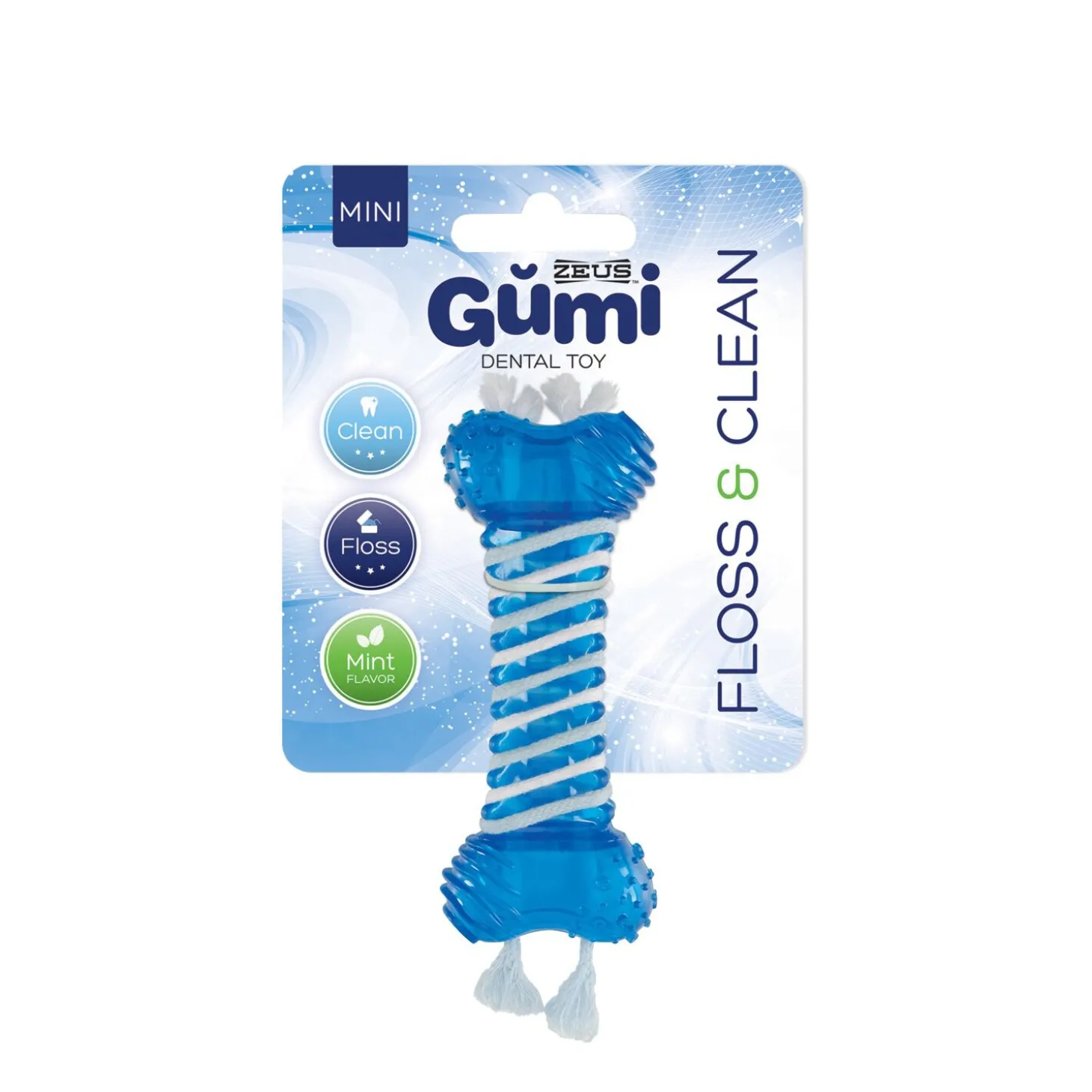 Gŭmi Floss & Clean Dental Dog Toy