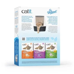 Go Natural! Pea Husk Mix Multi-Cat Clumping Litter, Vanilla, 6.4 kg
