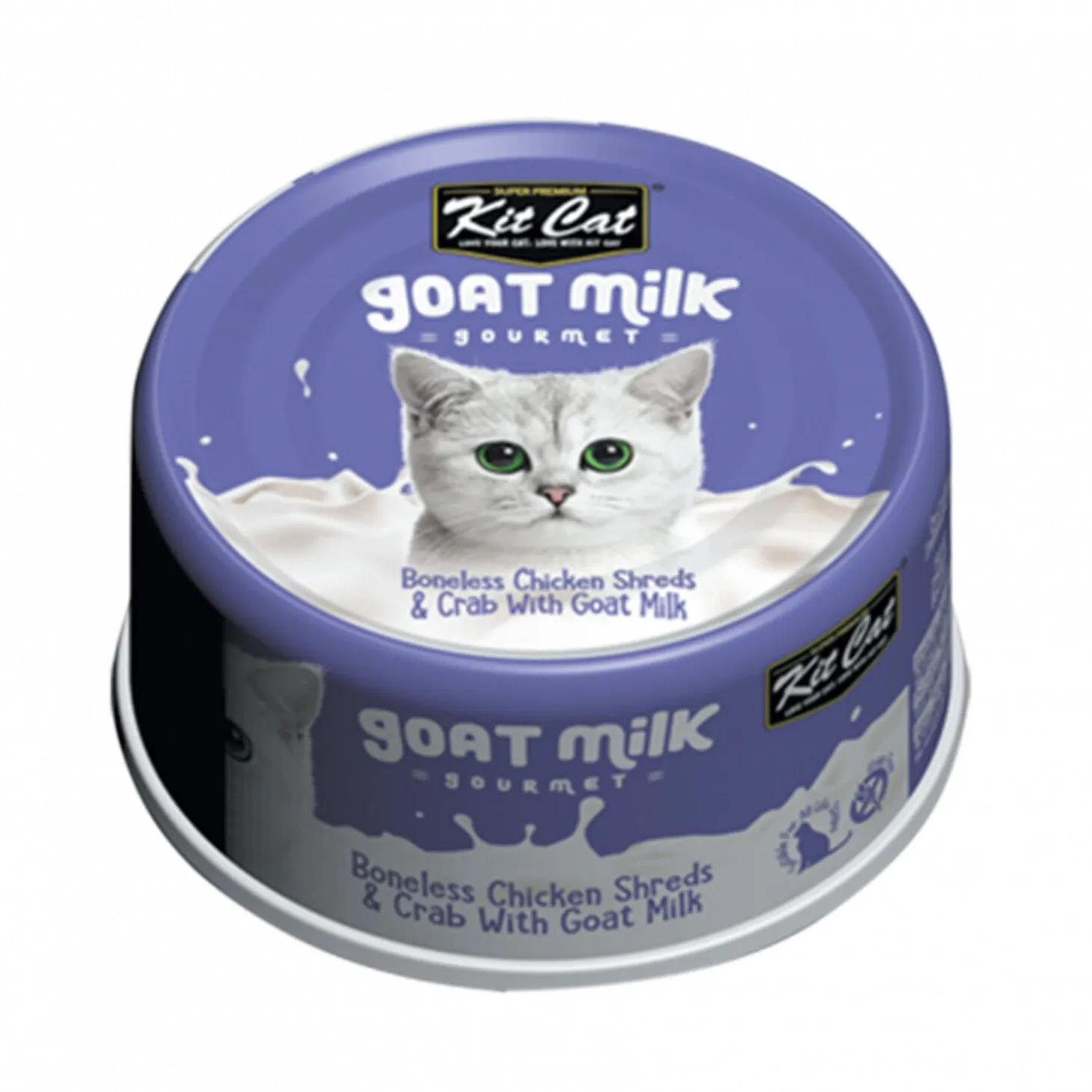 Goat Milk Gourmet Boneless Chicken Shreds & Crab Wet Cat Food