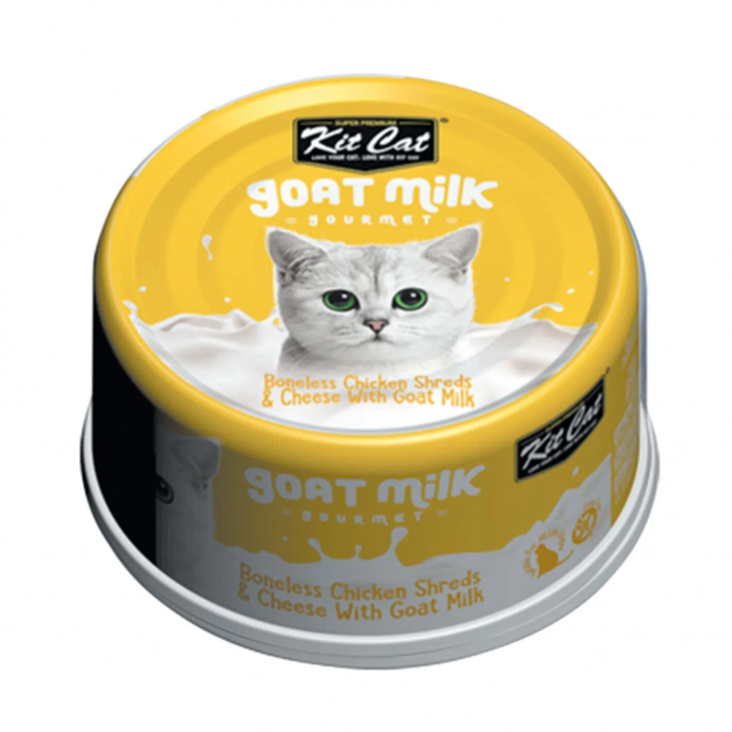 Goat Milk Gourmet Boneless Chicken Shreds & Cheese Wet Cat Food
