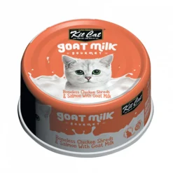Goat Milk Gourmet Boneless Chicken Shreds & Salmon Wet Cat Food